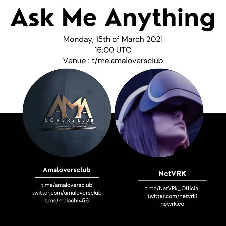 AMA with AMA Lovers Club (15.03.2021)