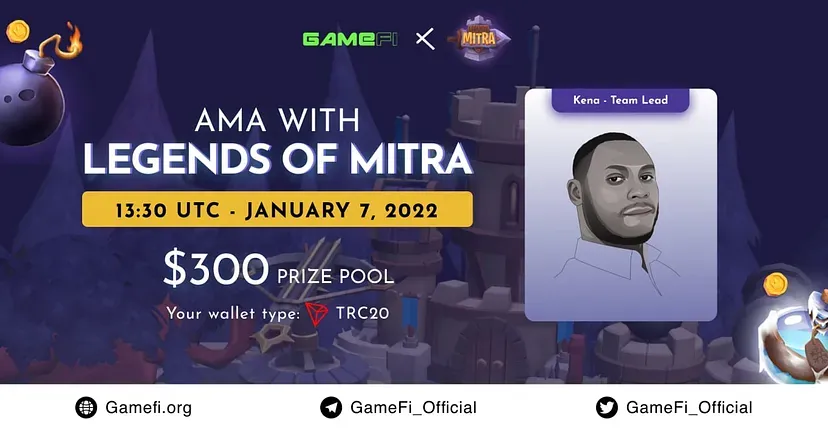 AMA Recap: Legends of Mitra x GameFi (13.12.2021)