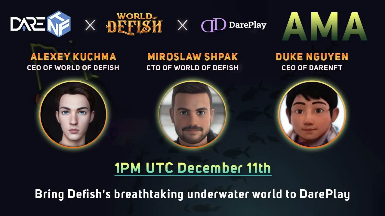 #DareNFT & #WorldofDefish AMA (11.12.21)