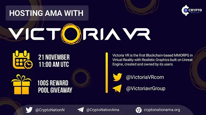 AMA RECAP WITH VICTORIA VR (22.11.2021)