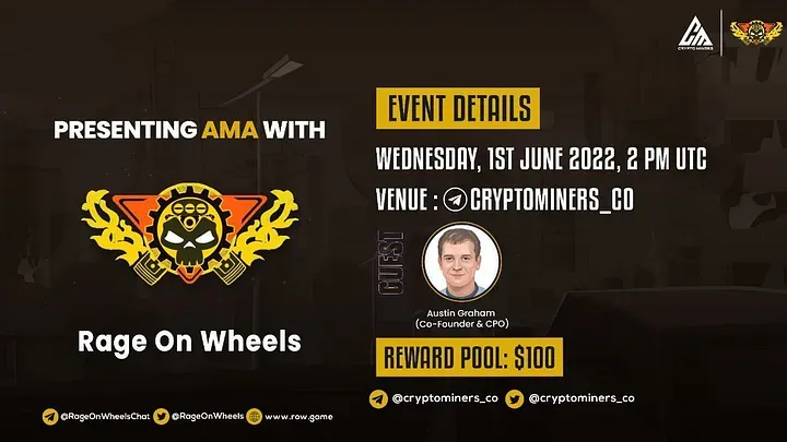 AMA Recap: CRYPTO MINERS X RAGE ON WHEELS (03.06.22)
