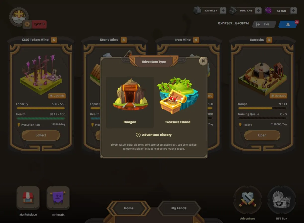 Chain of Legends NFT Game Overview – Clarnium Platform