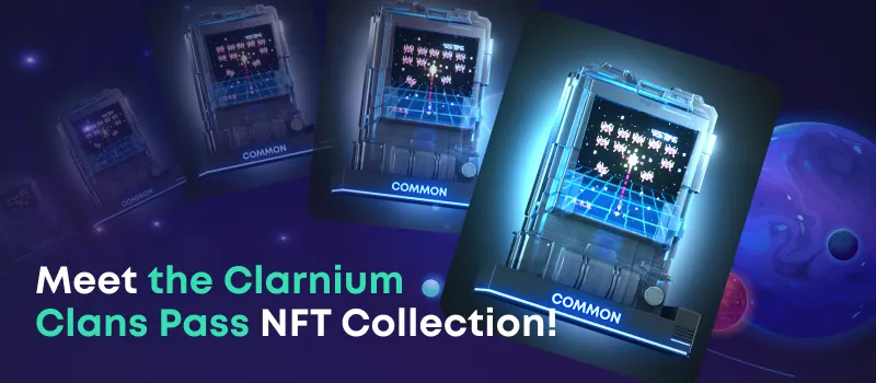 Clarnium Clans Pass NFT Collection. Celebrating the joy of the game.  