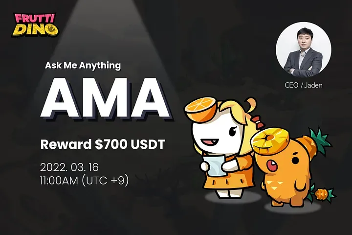 Frutti Dino First Live Chat AMA (08.03.2022)