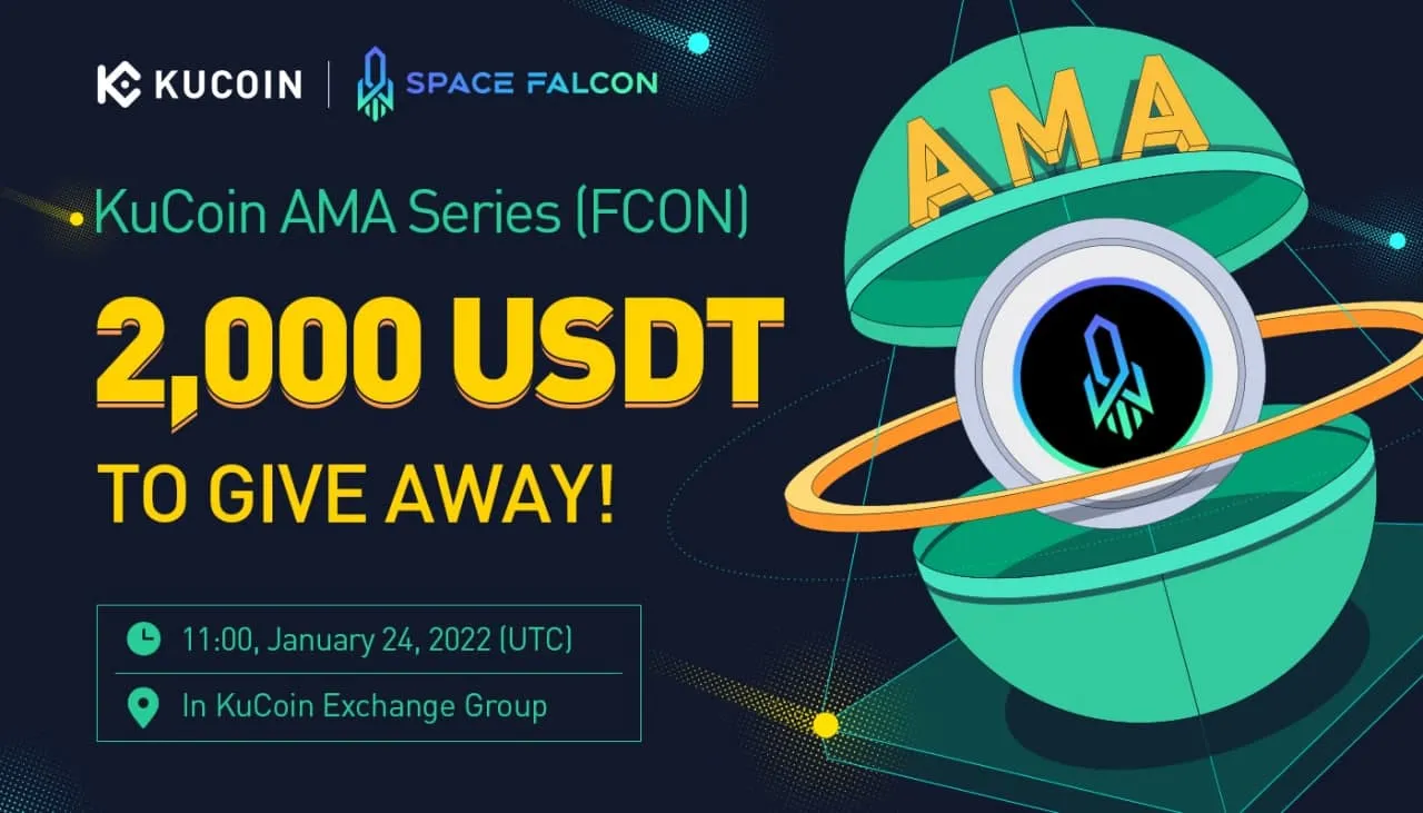 KuCoin AMA With Space Falcon (FCON) — The Next Generation of Gaming and Metaverse (24.01.2022)